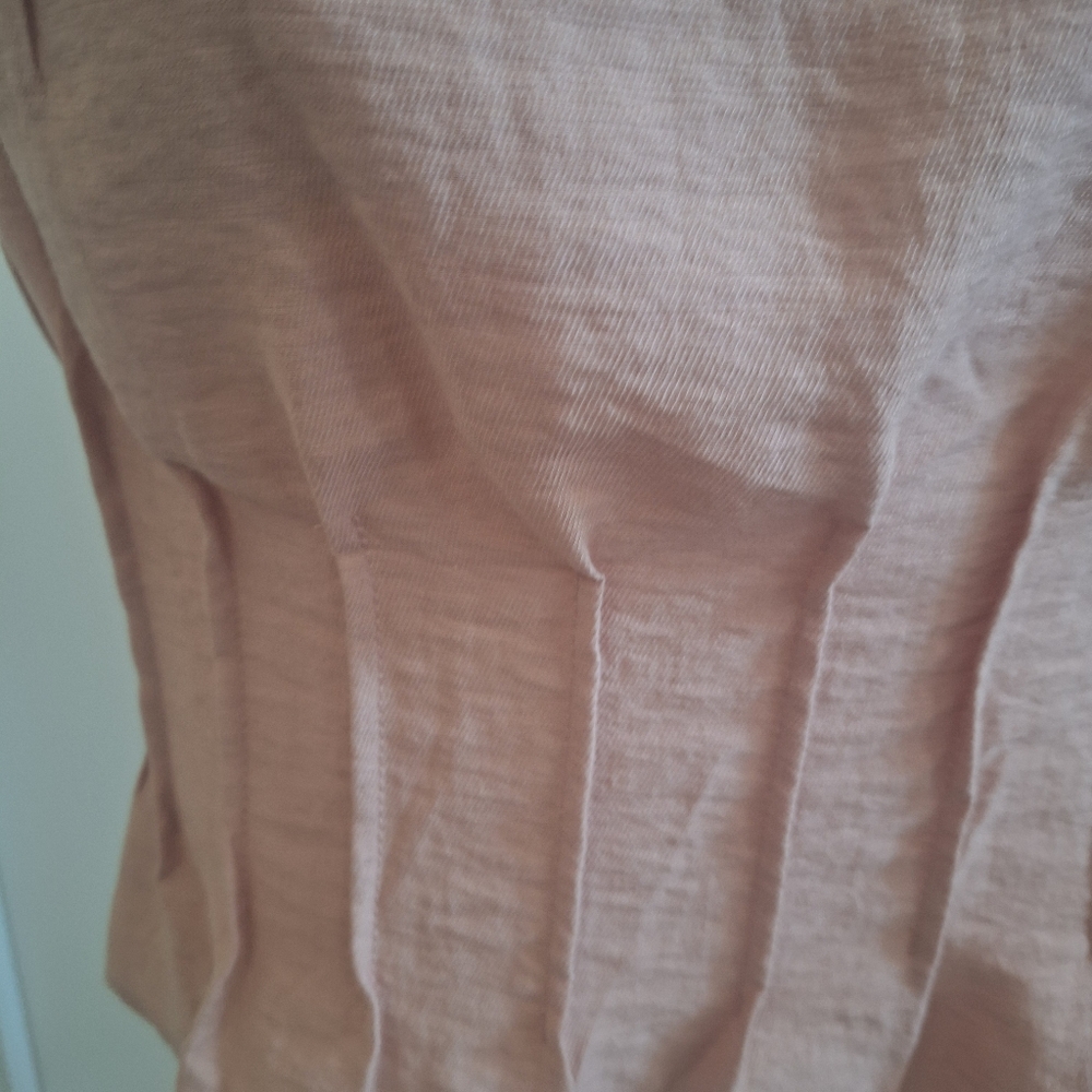 Elegant Light Pink Sleeveless Top Size L - Picture 2 of 6